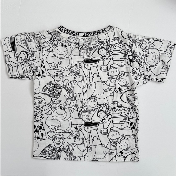 Joyrich Kids Toy Story Tee - Black and White, Toddler M 🖤 - Picture 3 of 5